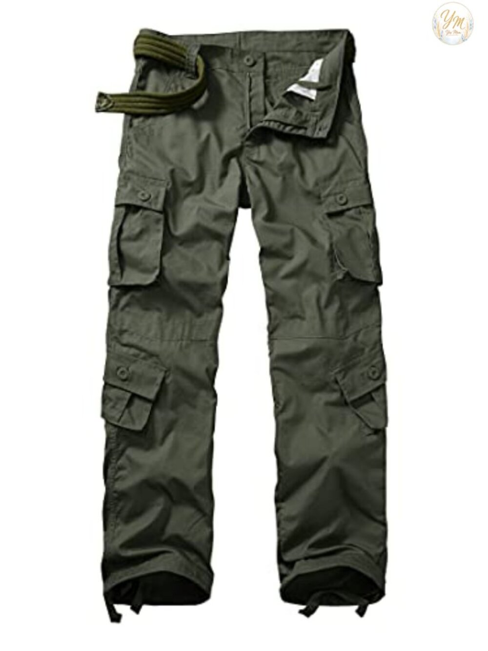 Men's Ripstop Waterproof Cargo Pants for Hiking Work Tactical Camping with 8